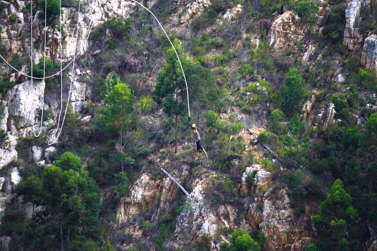 Bungee, Bloukransbridge, Garden Route, Südafrika