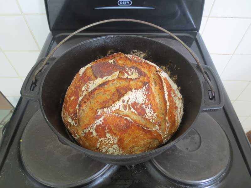 No Knead Brot im Dutch Oven backen