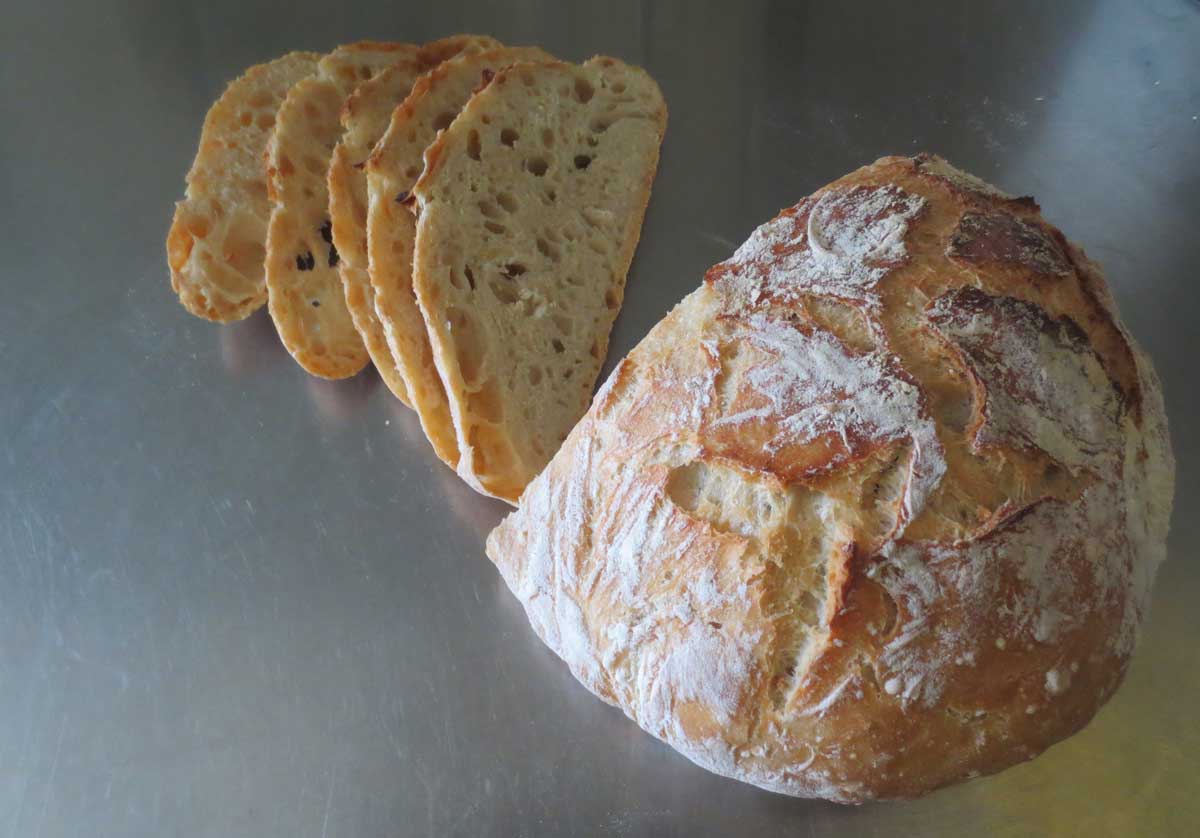 LEckeres Dinkelbrot ohne Kneten selber backen